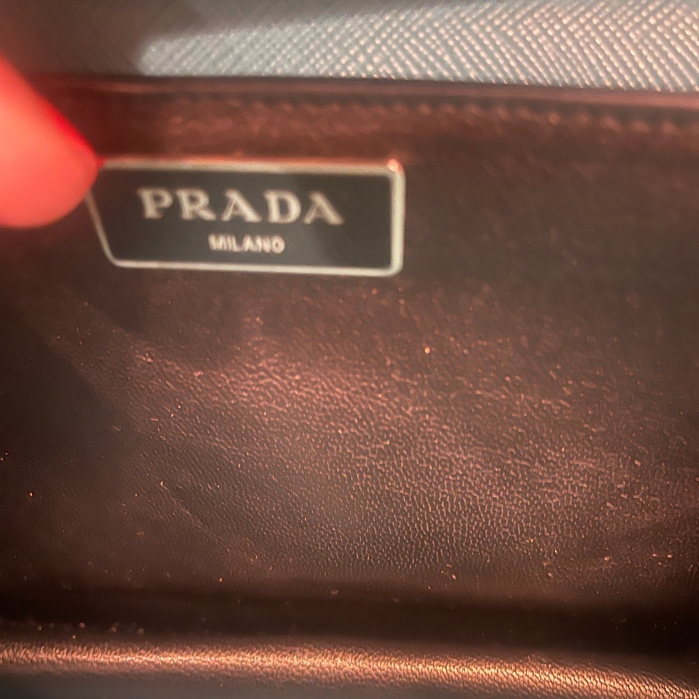 EUC Prada Turchese Saffiano Lux Convertible 2 in 1 Sound Bag - Picture 13 of 16
